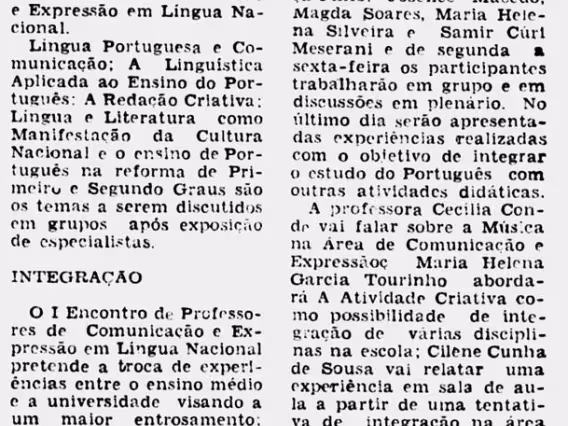 Jornal do Brasil, 01/07/1974, p. 7.