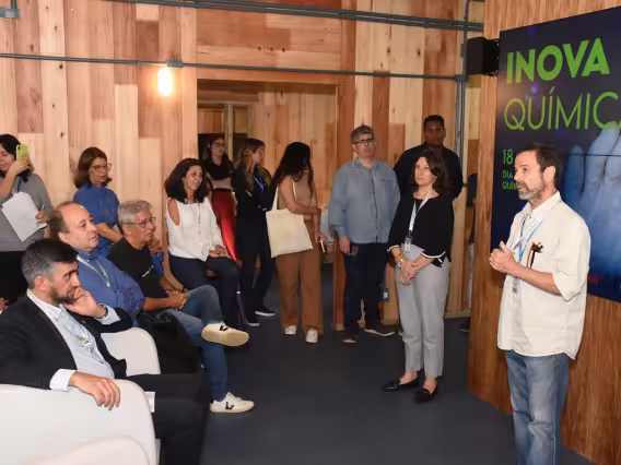 Abertura do evento com a presença do Reitor pe. Anderson S.J. e do Decano do CTC, prof. Sidnei Paciornik, entre outros. Fotógrafo Antônio Albuquerque.