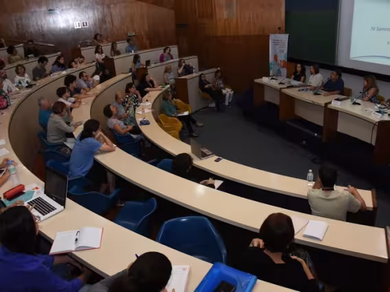 Mesa coordenada pelo Decano do CTCH, Prof. Julio Diniz. Fotógrafo Antônio Albuquerque. Acervo Núcleo de Memória.