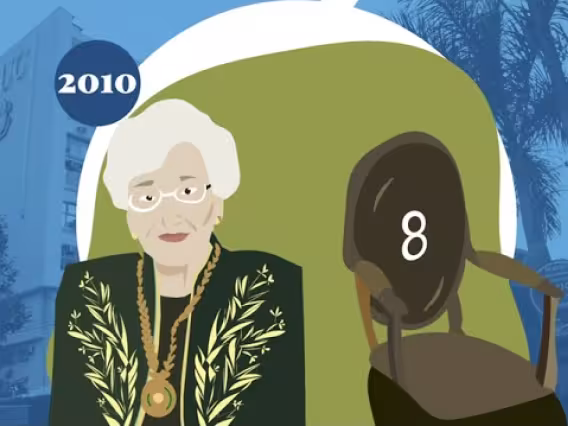 Imagem do vídeo, em animação.