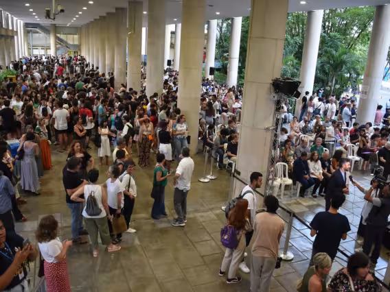 Encontro do Reitor com alunos e familiares. Fotógrafo Antônio Albuquerque.