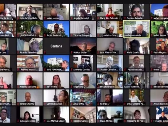 Alguns dos participantes do evento de posse do Prof. Sidnei Paciornik.