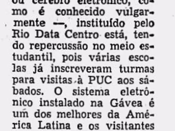 Nota no jornal Correio da Manhã, 16/06/1968, p. 12.