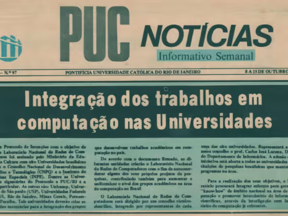 Matéria sobre a assinatura do protocolo de intenções para a criação do LARC.