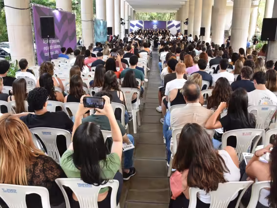 Apresentação do Coral da PUC-Rio e da Orquestra Sinfonica Jovem. Fotógrafo Antônio Albuquerque.