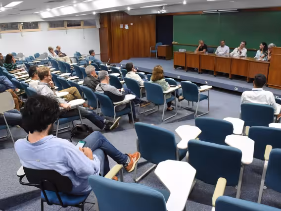 Evento no Auditório B6. Fotógrafo Antônio Albuquerque.