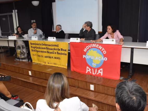 Abertura do evento, com a presença do Vice-Reitor Comunitário prof. Augusto Sampaio. Fotógrafo Antônio Albuquerque.