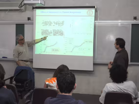 Apresentação durante o Seminário. Fotógrafo Antônio Albuquerque. Acervo do Núcleo de Memória.