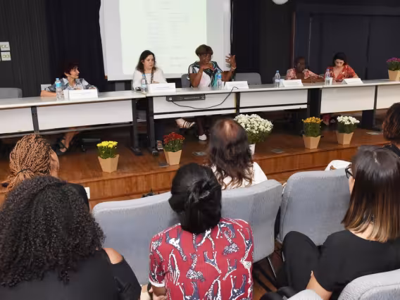 Abertura do evento, no auditório Padre Anchieta. Fotógrafo Antônio Albuquerque.