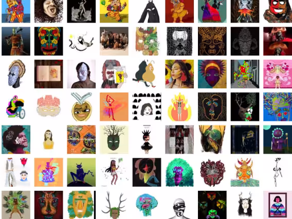 Alguns dos personagens apresentados na Mostra.