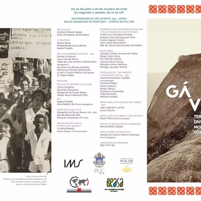 Folder da exposição.