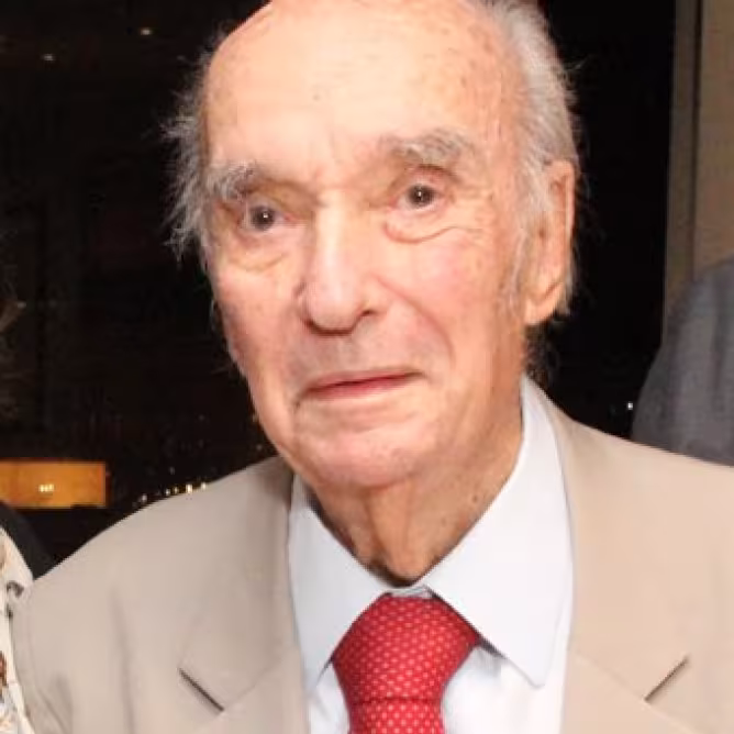 O prof. Cândido Mendes, na comemoração dos seus 90 anos, em 2018.