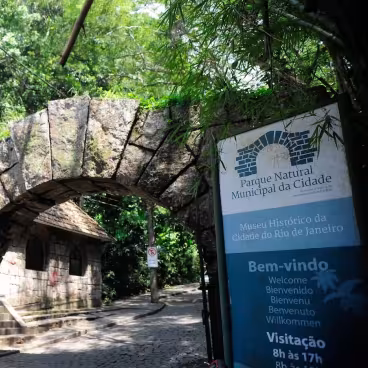 Entrada do Parque Natural Municipal da Cidade. Fotógrafo Tomaz Silva. Agencia Br.